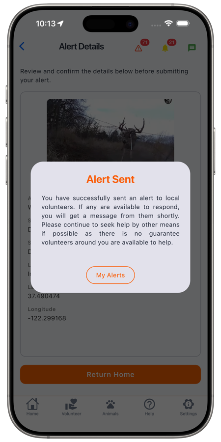 Rescue Alert screenshot 6